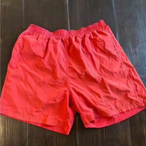Men's Red Swim Shorts - Classic Elastic Waist watermen size XL